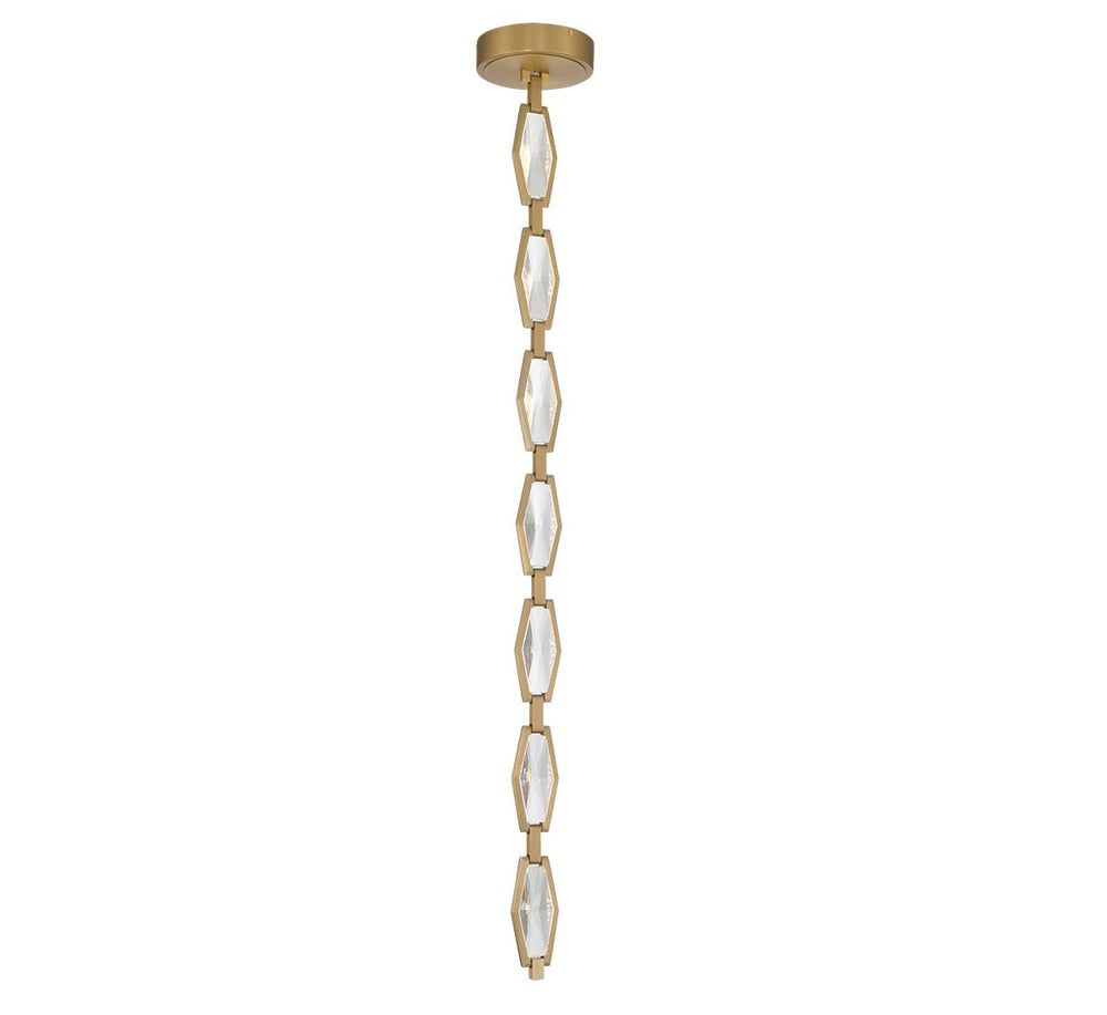 Lib & Co. Canada - LED Chandelier - Rimini - Aged brass- Union Lighting Luminaires Decor