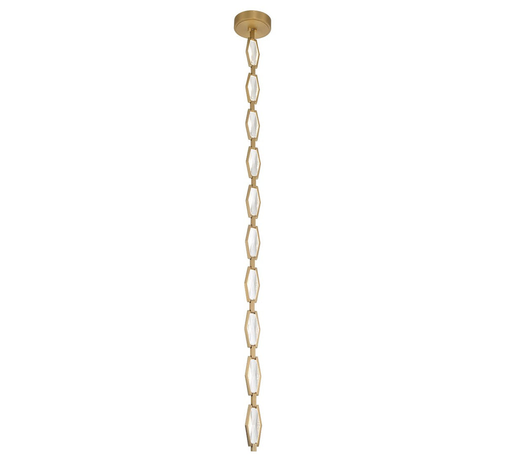 Lib & Co. Canada - LED Chandelier - Rimini - Aged brass- Union Lighting Luminaires Decor