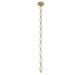 Lib & Co. Canada - LED Chandelier - Rimini - Aged brass- Union Lighting Luminaires Decor