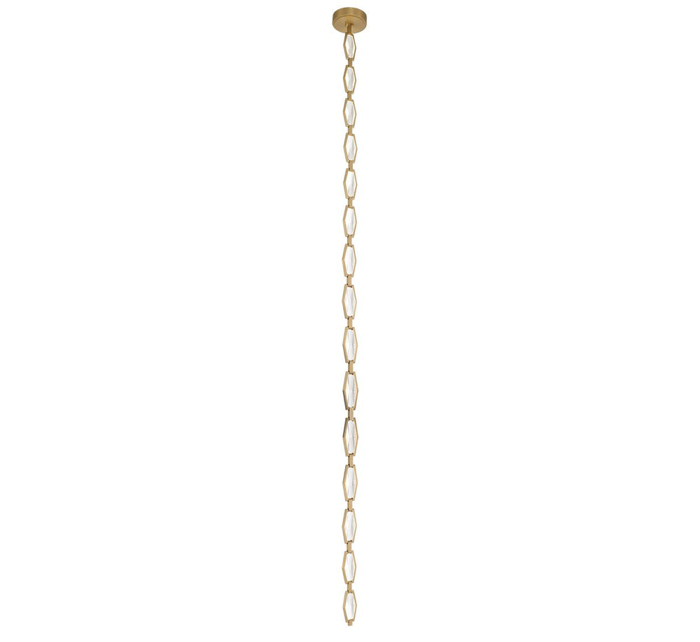 Lib & Co. Canada - LED Chandelier - Rimini - Aged brass- Union Lighting Luminaires Decor