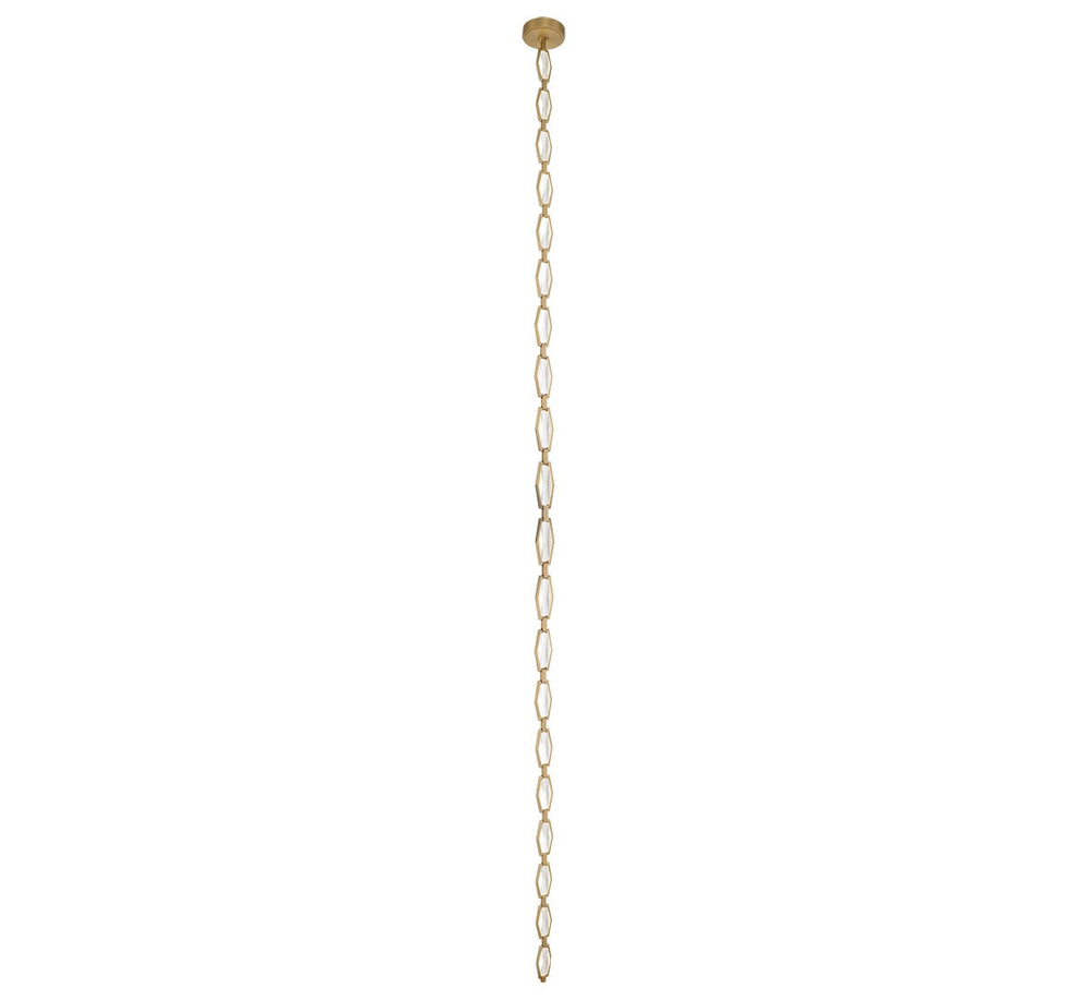 Lib & Co. Canada - LED Chandelier - Rimini - Aged brass- Union Lighting Luminaires Decor