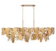 Lib & Co. Canada - 14 Light Linear Chandelier - Castellana - Brushed brass- Union Lighting Luminaires Decor