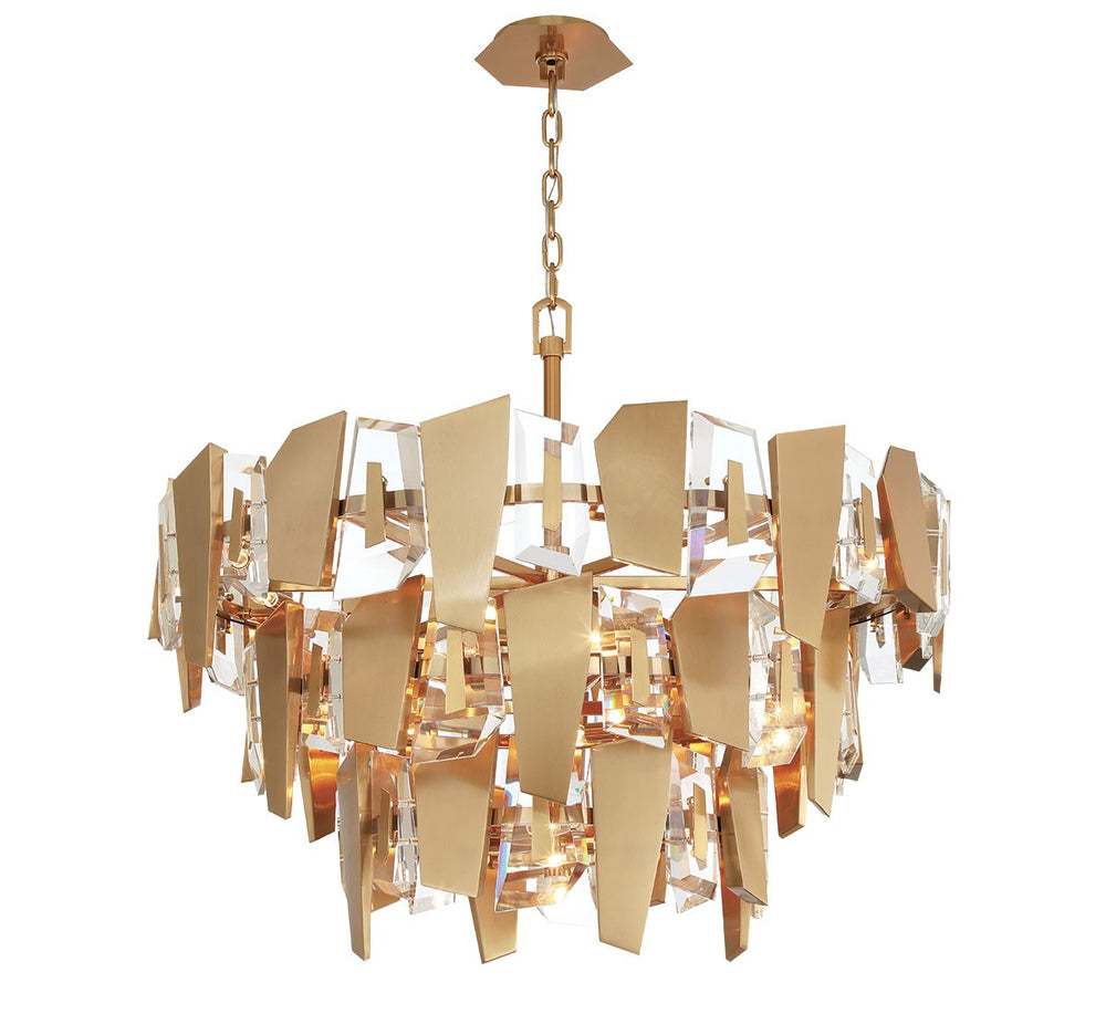 Lib & Co. Canada - 24 Light Chandelier - Castellana - Brushed brass- Union Lighting Luminaires Decor
