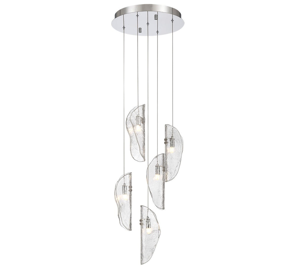 Lib & Co. Canada - LED Chandelier - Sorrento - Chrome- Union Lighting Luminaires Decor