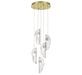 Lib & Co. Canada - LED Chandelier - Sorrento - Gold- Union Lighting Luminaires Decor