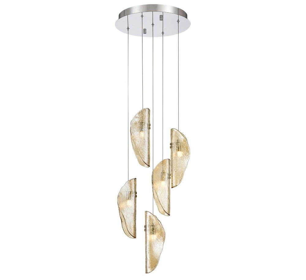 Lib & Co. Canada - LED Chandelier - Sorrento - Chrome- Union Lighting Luminaires Decor