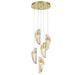 Lib & Co. Canada - LED Chandelier - Sorrento - Gold- Union Lighting Luminaires Decor