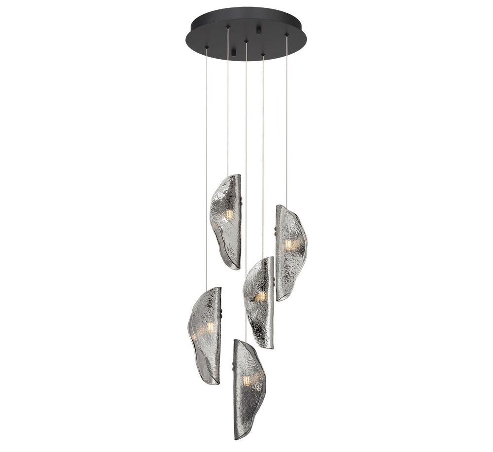 Lib & Co. Canada - LED Chandelier - Sorrento - Black- Union Lighting Luminaires Decor