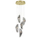 Lib & Co. Canada - LED Chandelier - Sorrento - Gold- Union Lighting Luminaires Decor