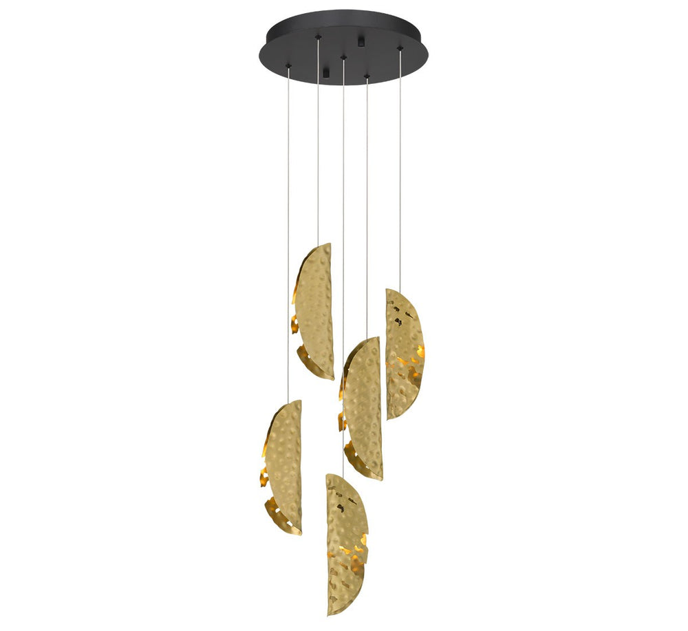 Lib & Co. Canada - LED Chandelier - Sorrento - Black- Union Lighting Luminaires Decor