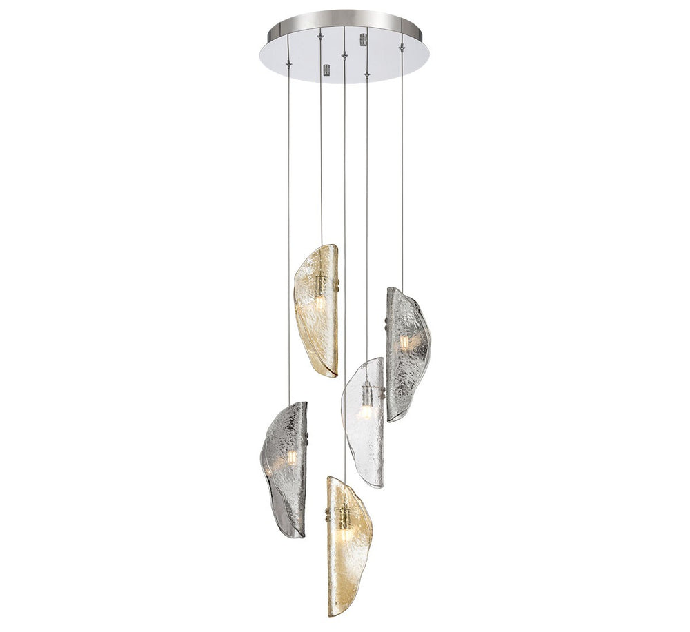 Lib & Co. Canada - LED Chandelier - Sorrento - Chrome- Union Lighting Luminaires Decor