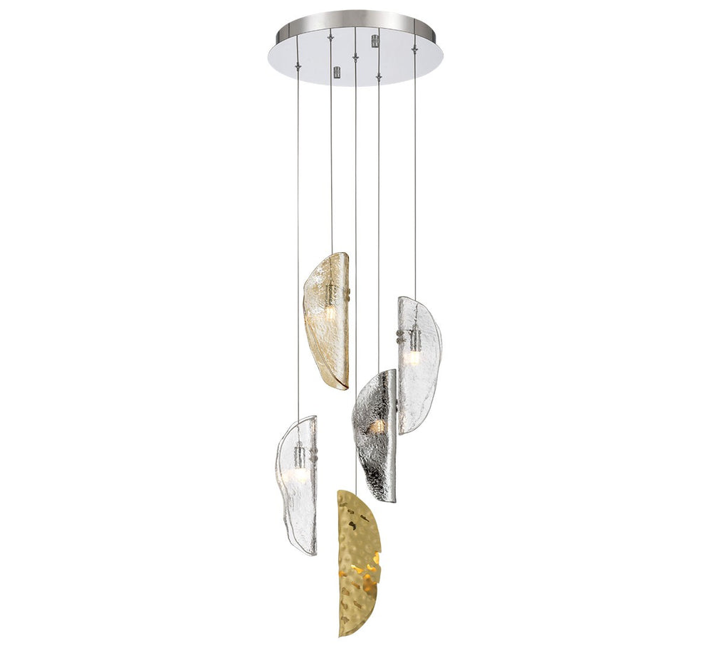 Lib & Co. Canada - LED Chandelier - Sorrento - Chrome- Union Lighting Luminaires Decor