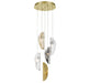 Lib & Co. Canada - LED Chandelier - Sorrento - Gold- Union Lighting Luminaires Decor