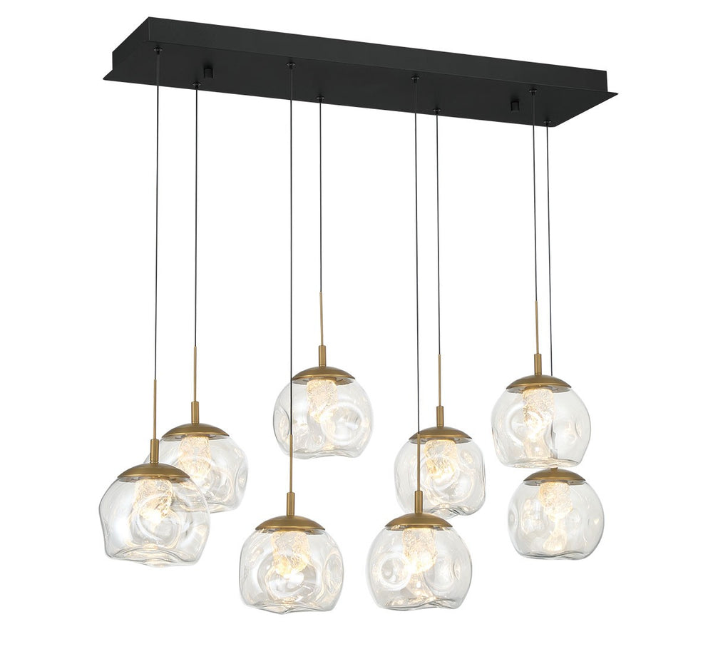 Lib & Co. Canada - LED Chandelier - Camerino - Matte black- Union Lighting Luminaires Decor