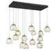 Lib & Co. Canada - LED Chandelier - Camerino - Matte black- Union Lighting Luminaires Decor