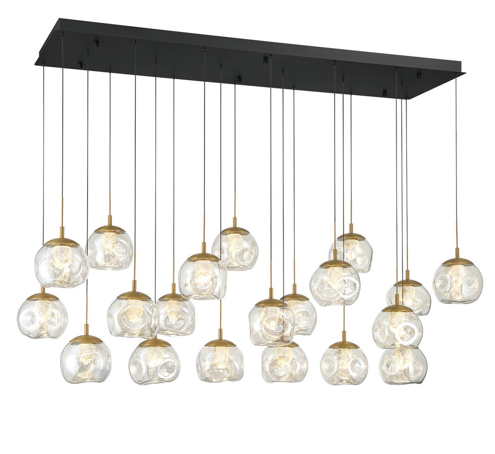 Lib & Co. Canada - LED Chandelier - Camerino - Matte black- Union Lighting Luminaires Decor