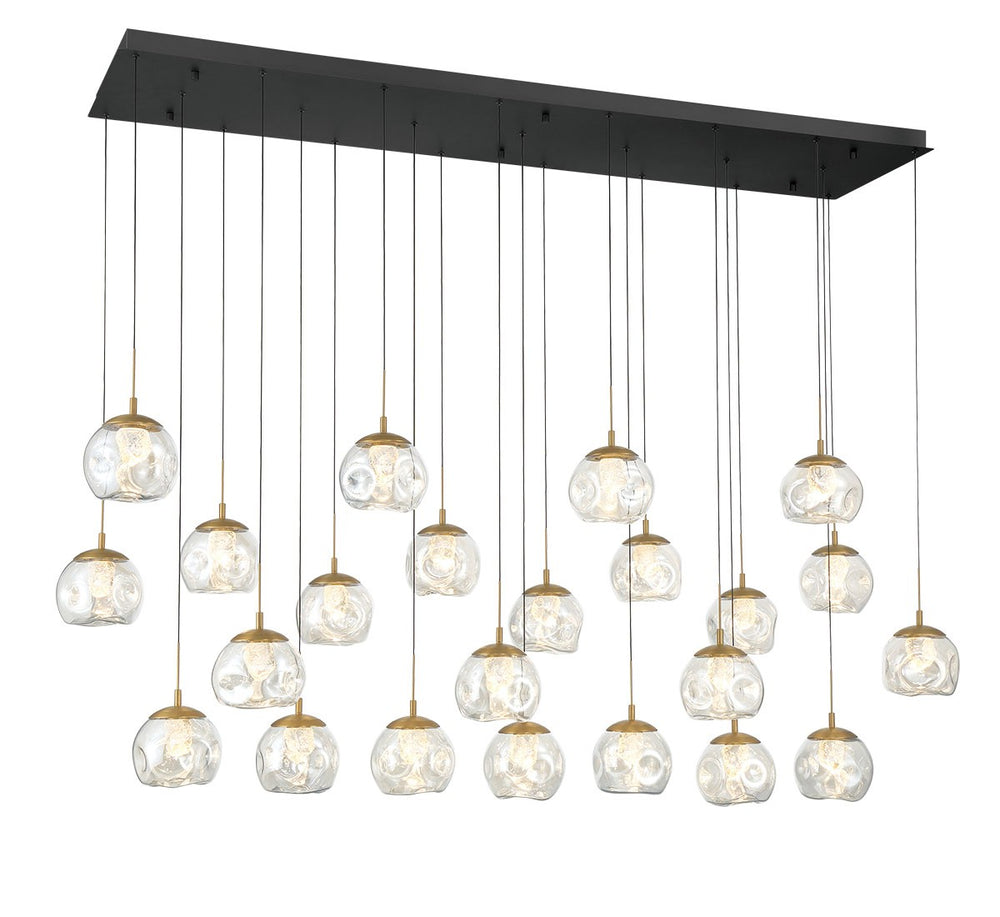 Lib & Co. Canada - LED Chandelier - Camerino - Matte black- Union Lighting Luminaires Decor