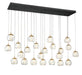 Lib & Co. Canada - LED Chandelier - Camerino - Matte black- Union Lighting Luminaires Decor