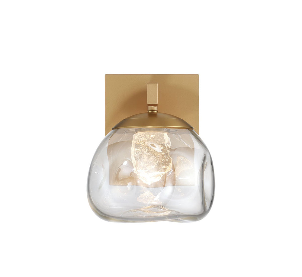 Lib & Co. Canada - LED Wall Mount - Camerino - Painted antique brass- Union Lighting Luminaires Decor