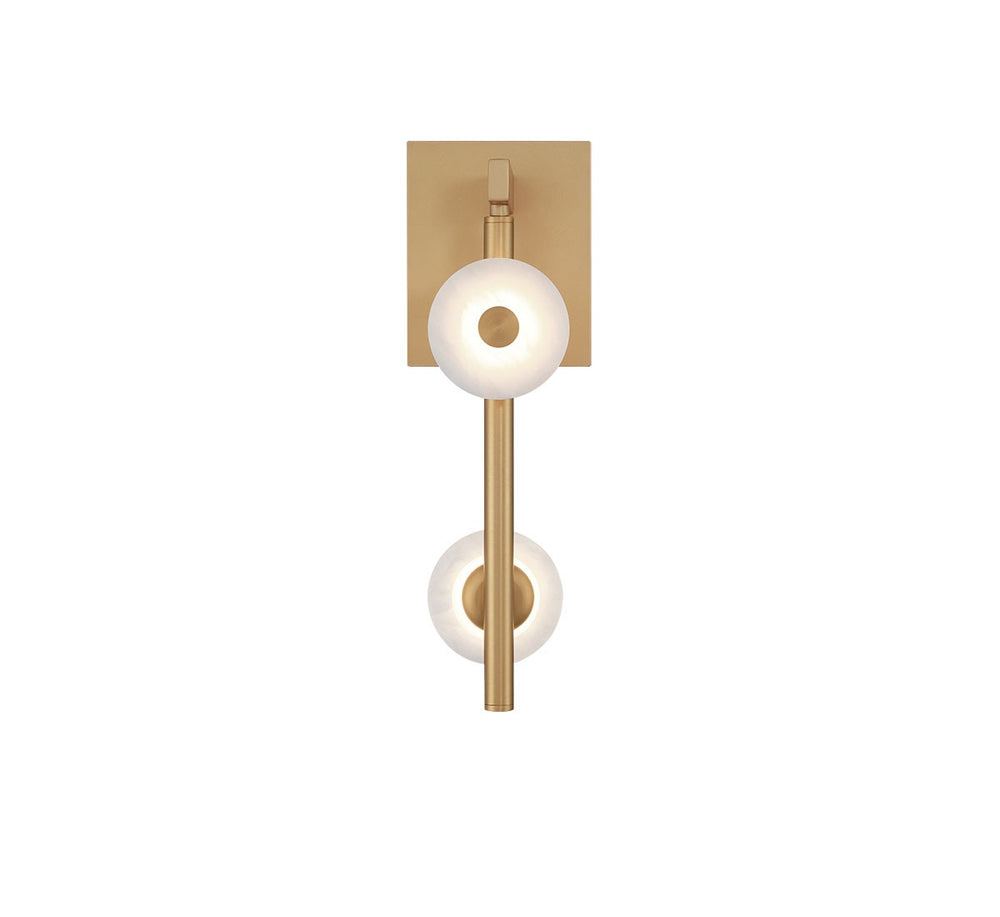 Lib & Co. Canada - LED Wall Mount - Etna - Painted antique brass- Union Lighting Luminaires Decor