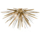 Lib & Co. Canada - Three Light Ceiling Mount - Pragma - Soft brass- Union Lighting Luminaires Decor