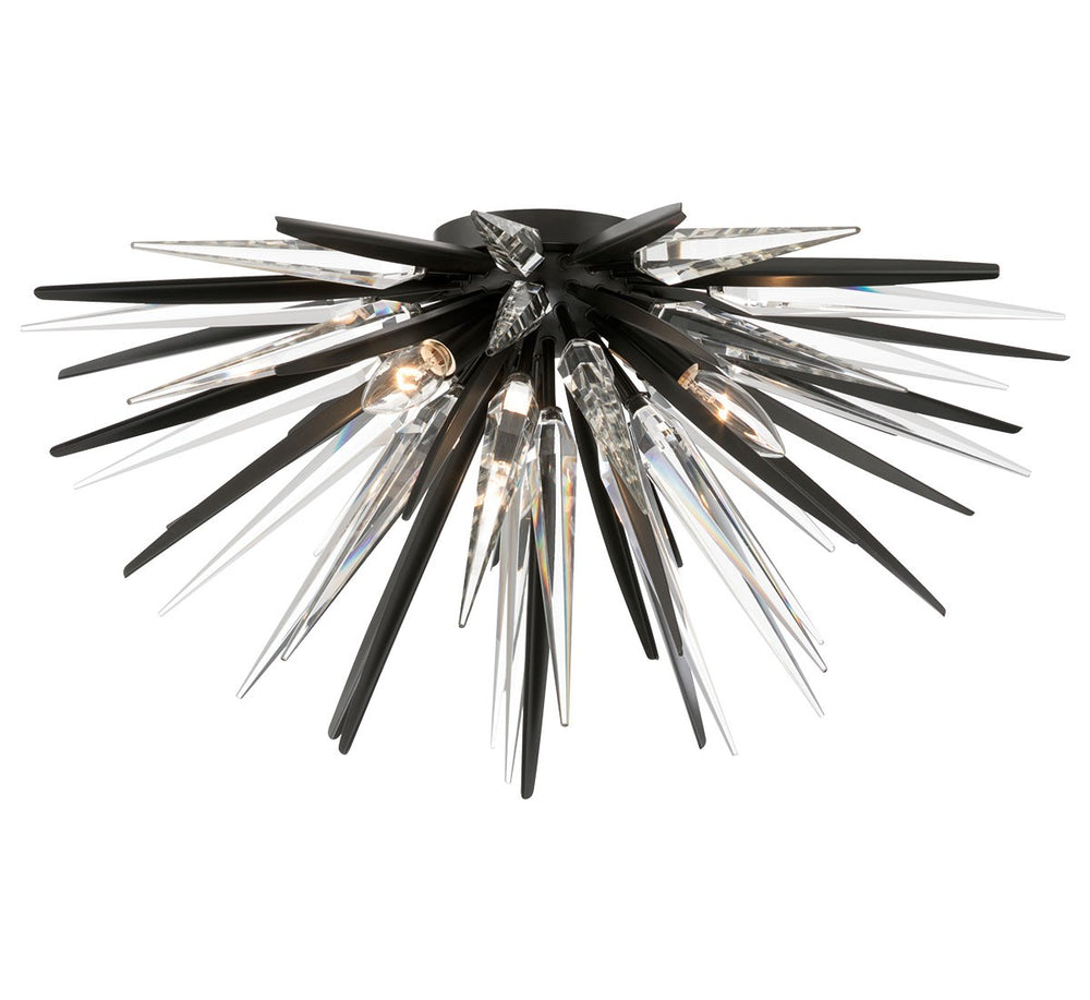 Lib & Co. Canada - Three Light Ceiling Mount - Pragma - Metallic black- Union Lighting Luminaires Decor