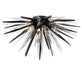 Lib & Co. Canada - Three Light Ceiling Mount - Pragma - Metallic black- Union Lighting Luminaires Decor