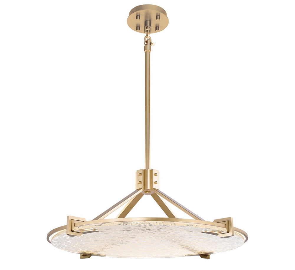 Lib & Co. Canada - LED Chandelier - Raffinato - Brushed gold- Union Lighting Luminaires Decor