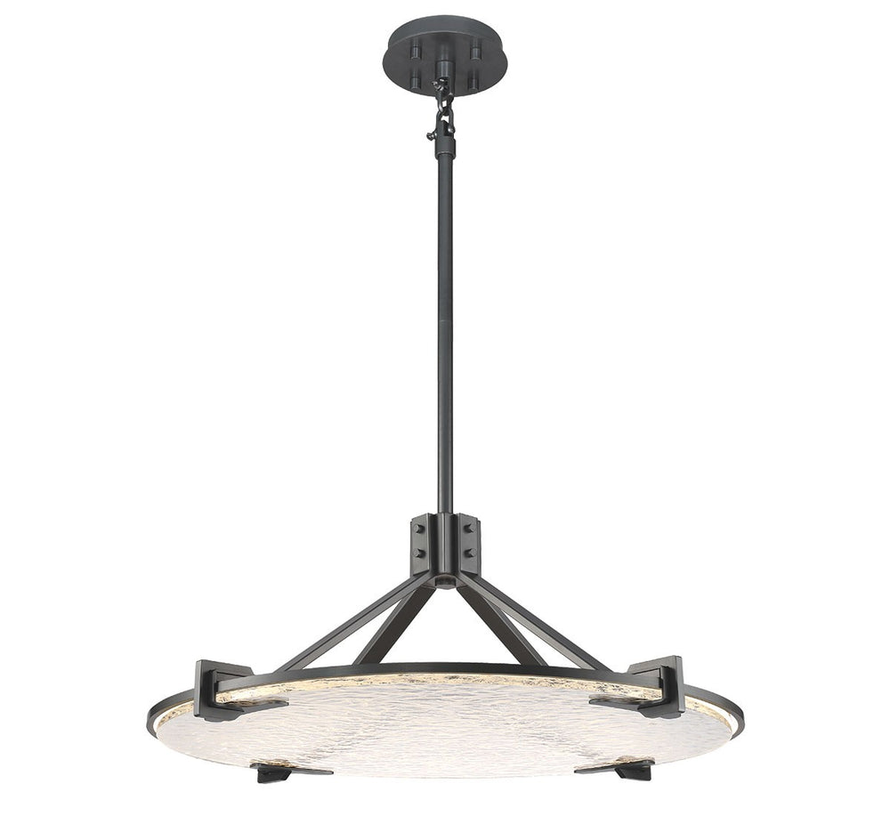 Lib & Co. Canada - LED Chandelier - Raffinato - Brushed gunmetal- Union Lighting Luminaires Decor