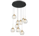 Lib & Co. Canada - LED Chandelier - Camerino - Matte black- Union Lighting Luminaires Decor