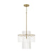 Capital Lighting - One Light Pendant - Blair - Aged Brass- Union Lighting Luminaires Decor