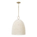 Capital Lighting - One Light Pendant - Natalia - Aged Brass- Union Lighting Luminaires Decor
