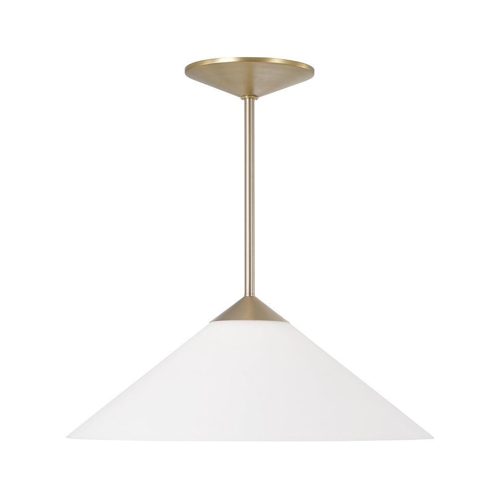 Capital Lighting - One Light Pendant - Gatsby - Matte Brass- Union Lighting Luminaires Decor