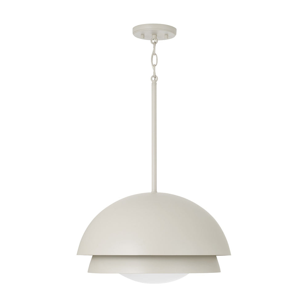 Capital Lighting - One Light Pendant - Jensen - Taupe- Union Lighting Luminaires Decor