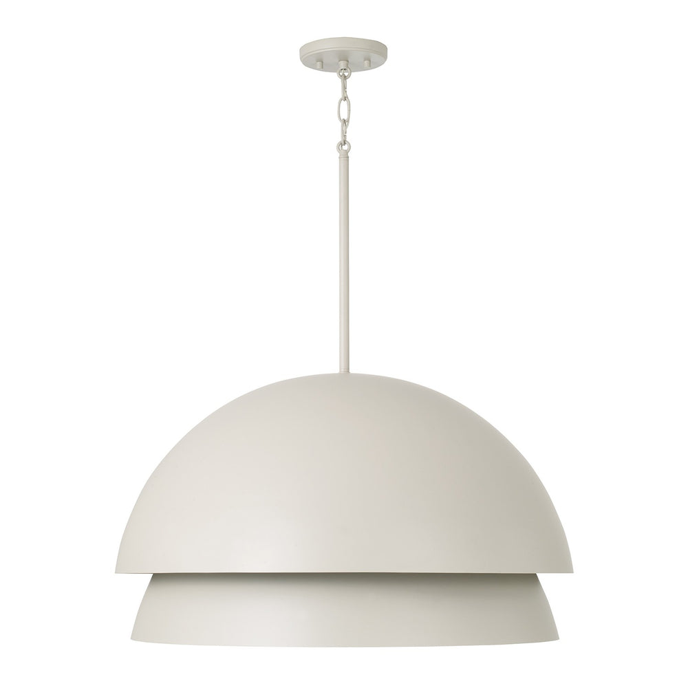 Capital Lighting - One Light Pendant - Jensen - Taupe- Union Lighting Luminaires Decor