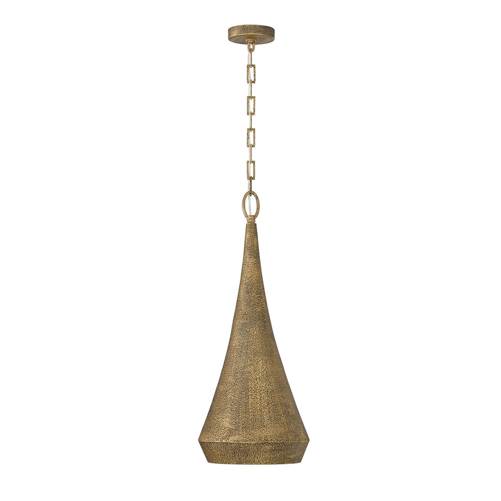 Capital Lighting - One Light Pendant - Savari - Artisan Gold- Union Lighting Luminaires Decor