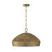 Capital Lighting - One Light Pendant - Savari - Artisan Gold- Union Lighting Luminaires Decor