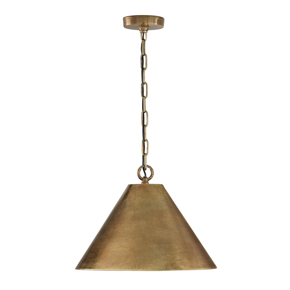 Capital Lighting - One Light Pendant - Casa - Oxidized Brass- Union Lighting Luminaires Decor