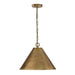 Capital Lighting - One Light Pendant - Casa - Oxidized Brass- Union Lighting Luminaires Decor