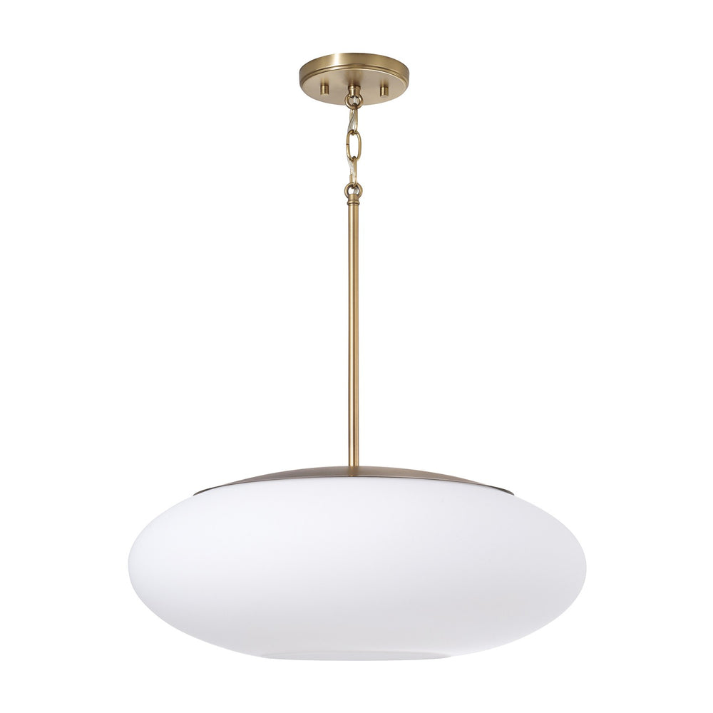 Capital Lighting - One Light Pendant - Soren - Aged Brass- Union Lighting Luminaires Decor