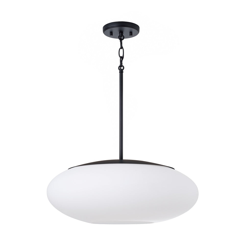 Capital Lighting - One Light Pendant - Soren - Matte Black- Union Lighting Luminaires Decor