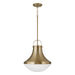 Capital Lighting - One Light Pendant - Arlo - Aged Brass- Union Lighting Luminaires Decor