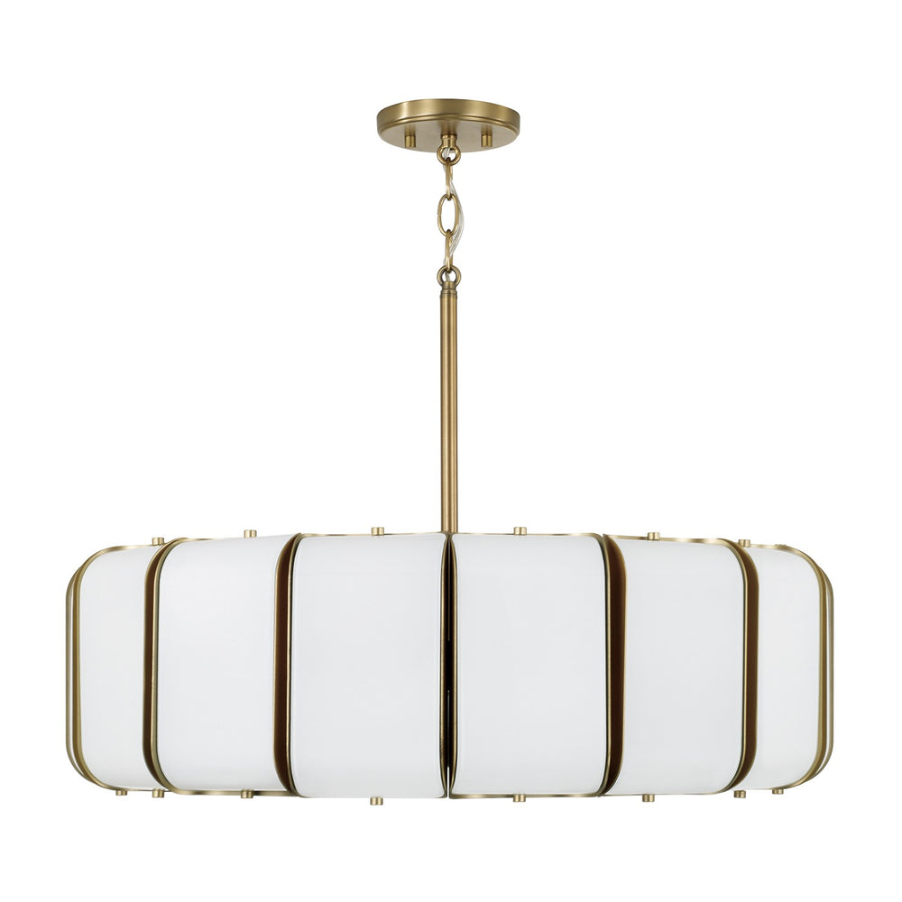 Capital Lighting - LED Pendant - Marcell - Aged Brass- Union Lighting Luminaires Decor
