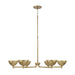 Capital Lighting - LED Chandelier - Francesca - Feathered Brass- Union Lighting Luminaires Decor