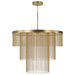 Capital Lighting - LED Chandelier - Rae - Aged Brass- Union Lighting Luminaires Decor