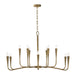 Capital Lighting - 12 Light Chandelier - Savari - Artisan Gold- Union Lighting Luminaires Decor