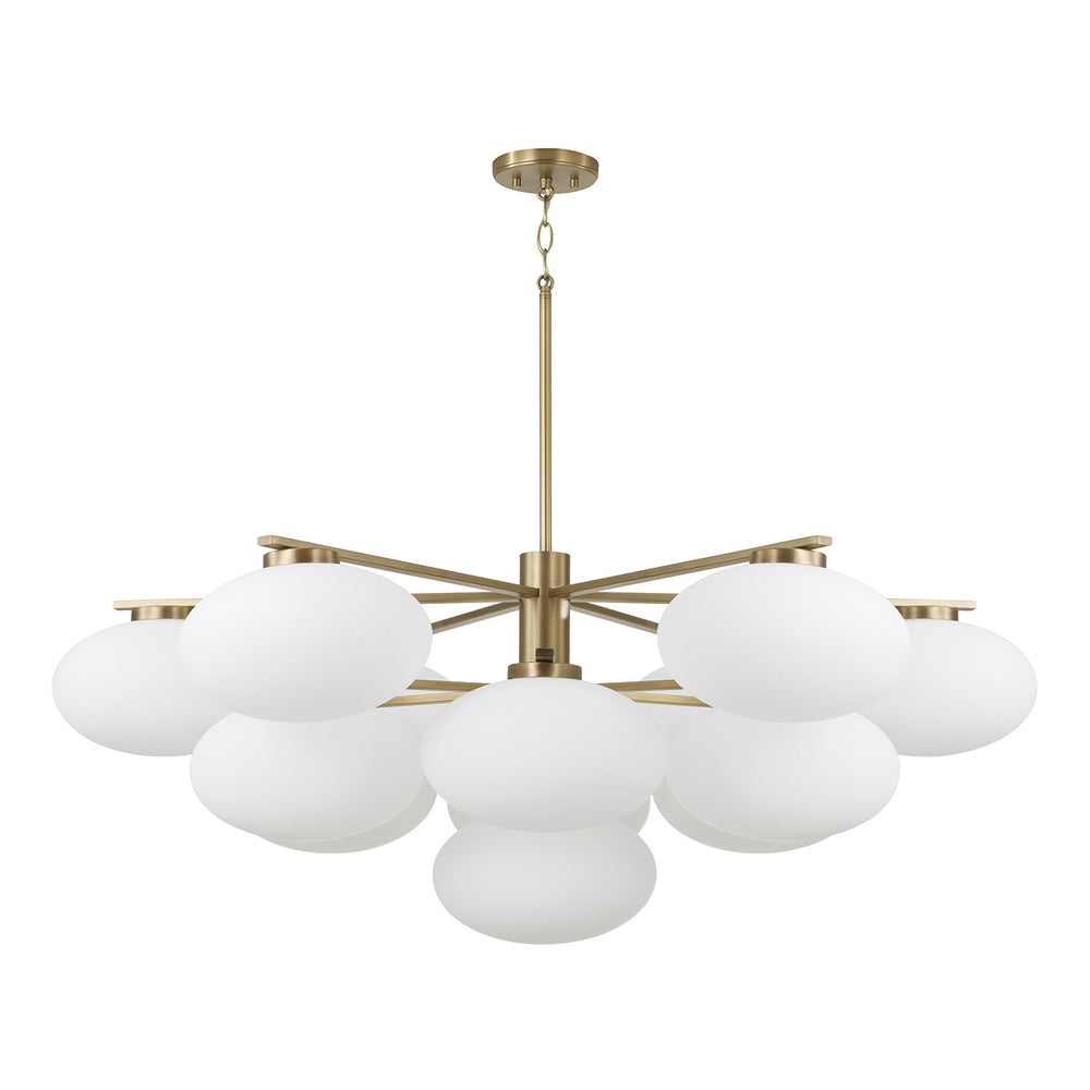 Capital Lighting - 13 Light Chandelier - Soren - Aged Brass- Union Lighting Luminaires Decor
