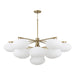 Capital Lighting - 13 Light Chandelier - Soren - Aged Brass- Union Lighting Luminaires Decor