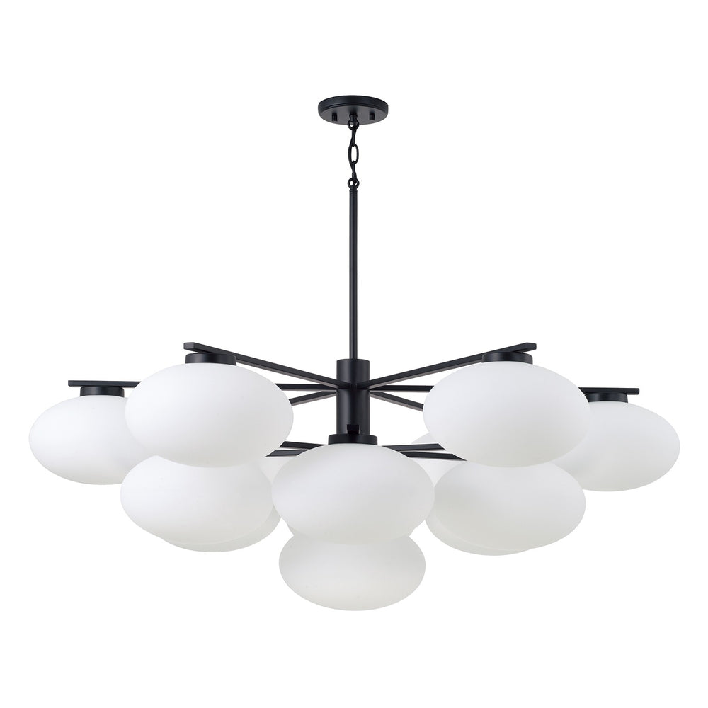Capital Lighting - 13 Light Chandelier - Soren - Matte Black- Union Lighting Luminaires Decor