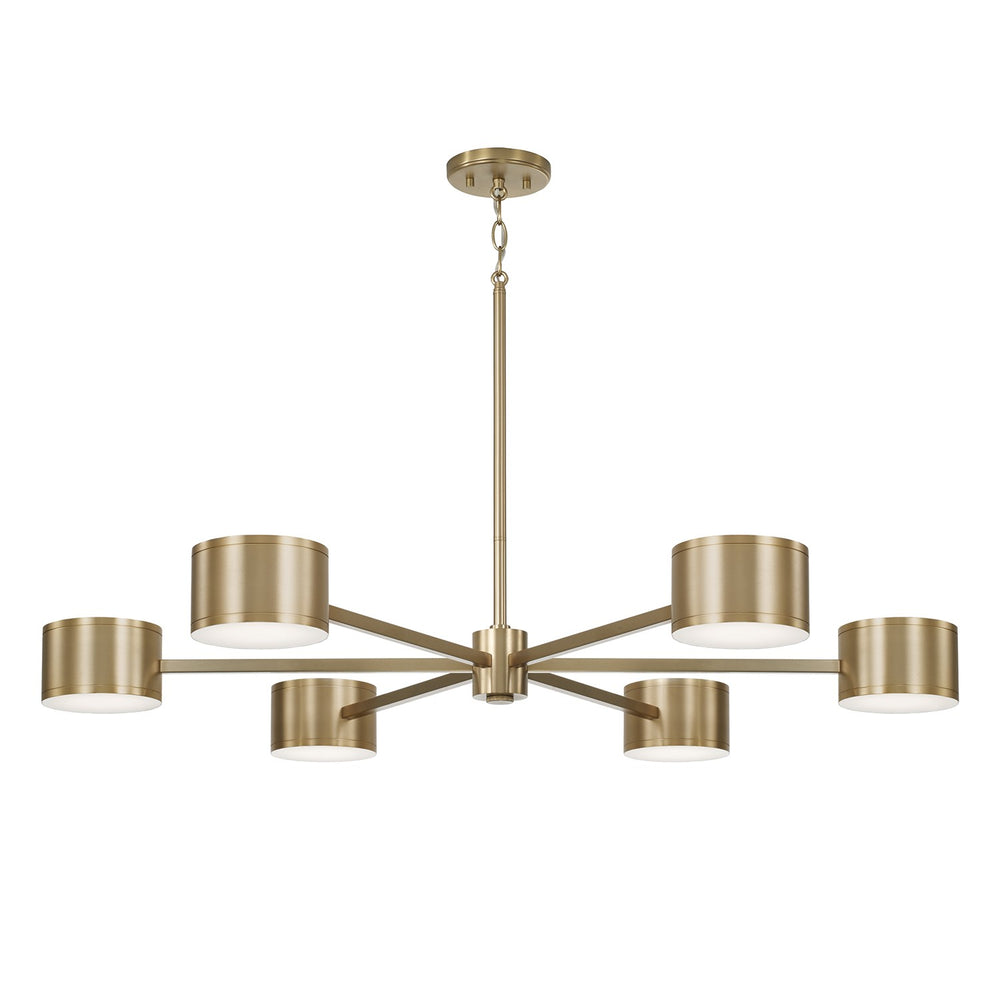 Capital Lighting - LED Chandelier - Henley - Aged Brass- Union Lighting Luminaires Decor